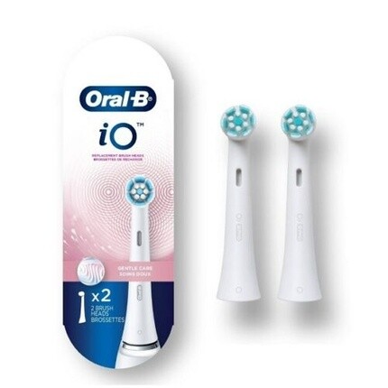 

Oral-B iO Gentle Care Алебастровая белая зубная щетка Сменные насадки, 2 шт.