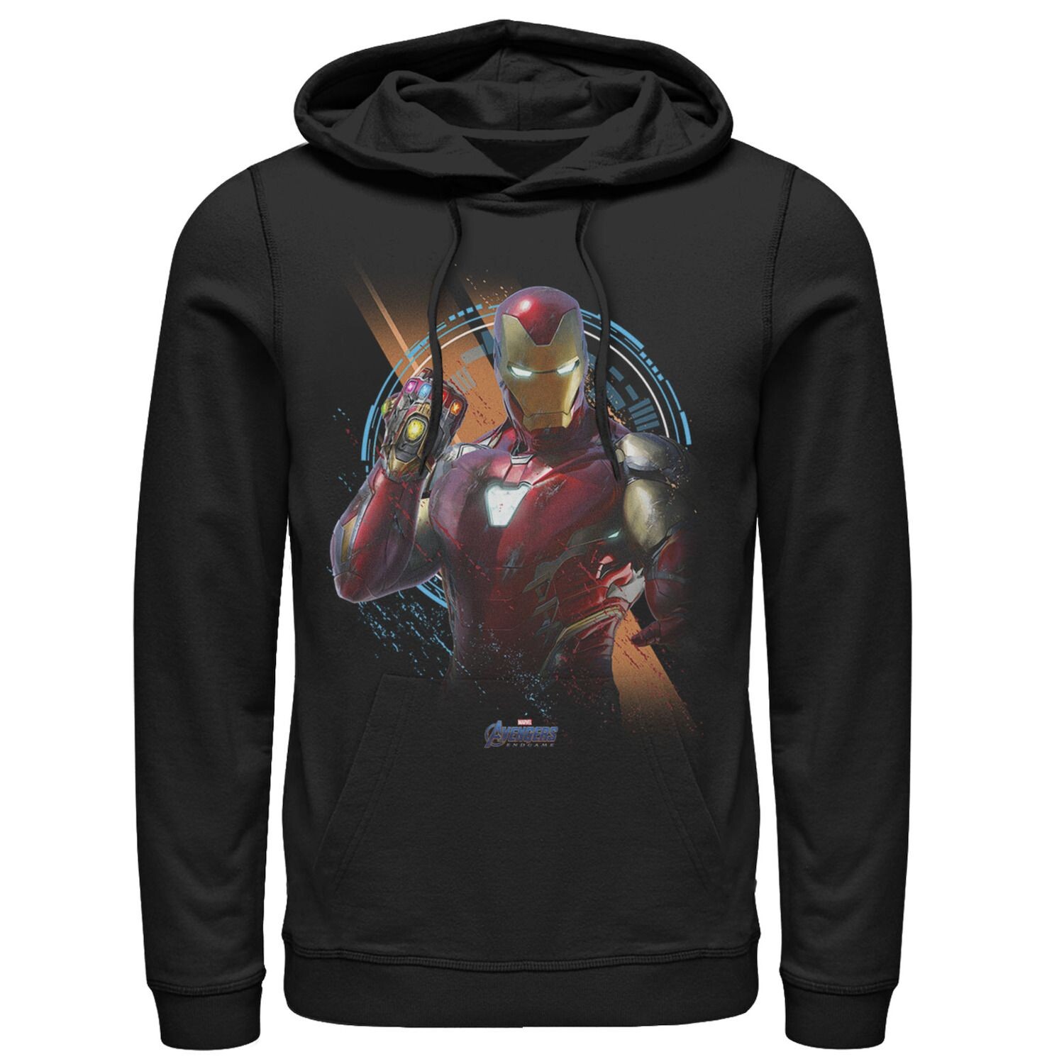 

Мужская толстовка с логотипом Marvel Avengers Endgame Iron Man Time Travel Platform Licensed Character