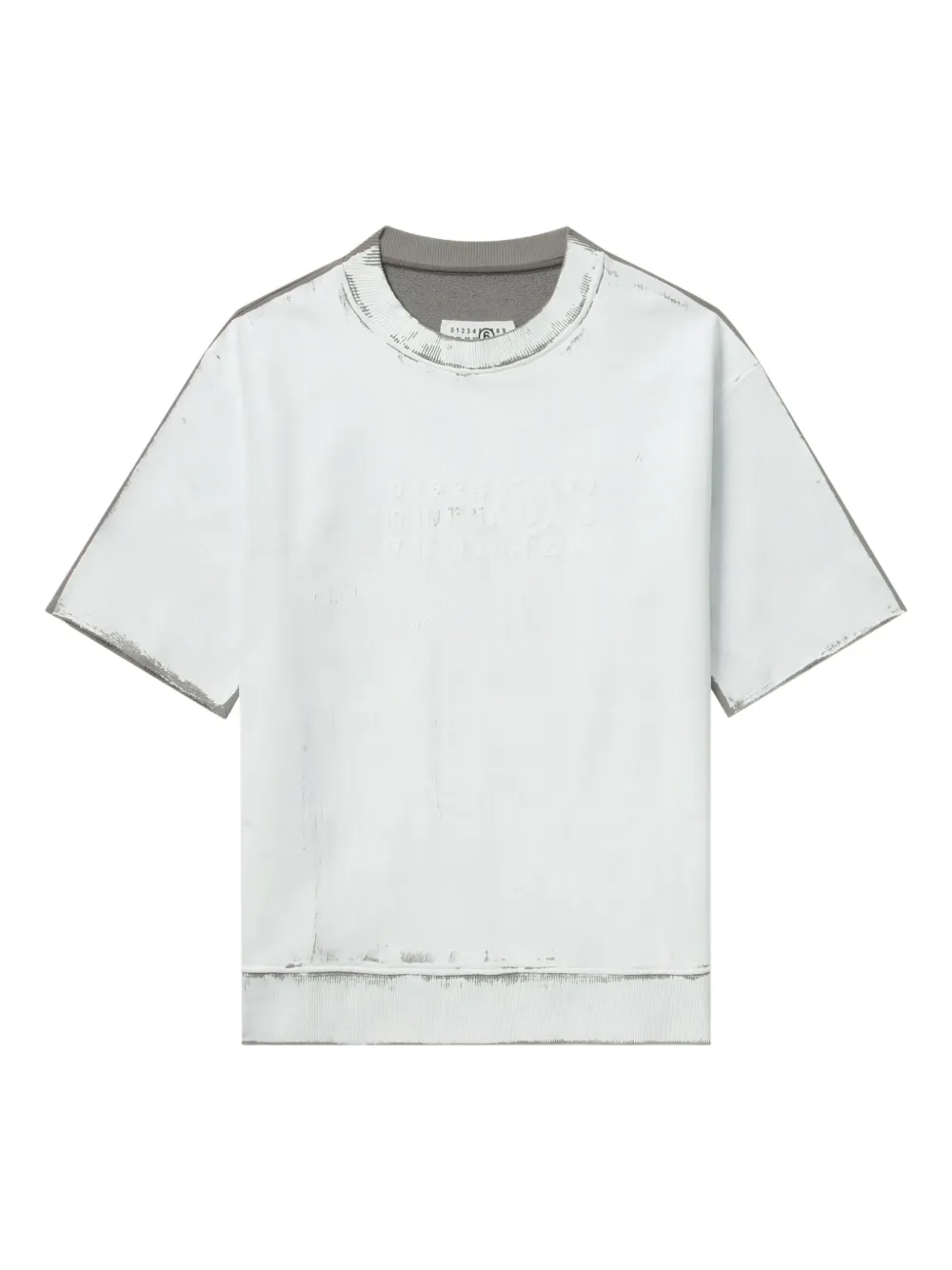 

Топ с короткими рукавами MM6 Maison Margiela, нейтральный