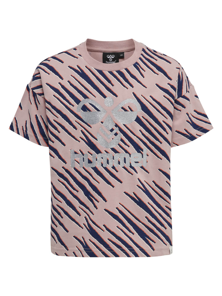 

Hummel Футболка Hmlamelia девочка в цвете WOODROSE, Коричневый, Hummel Футболка Hmlamelia девочка в цвете WOODROSE