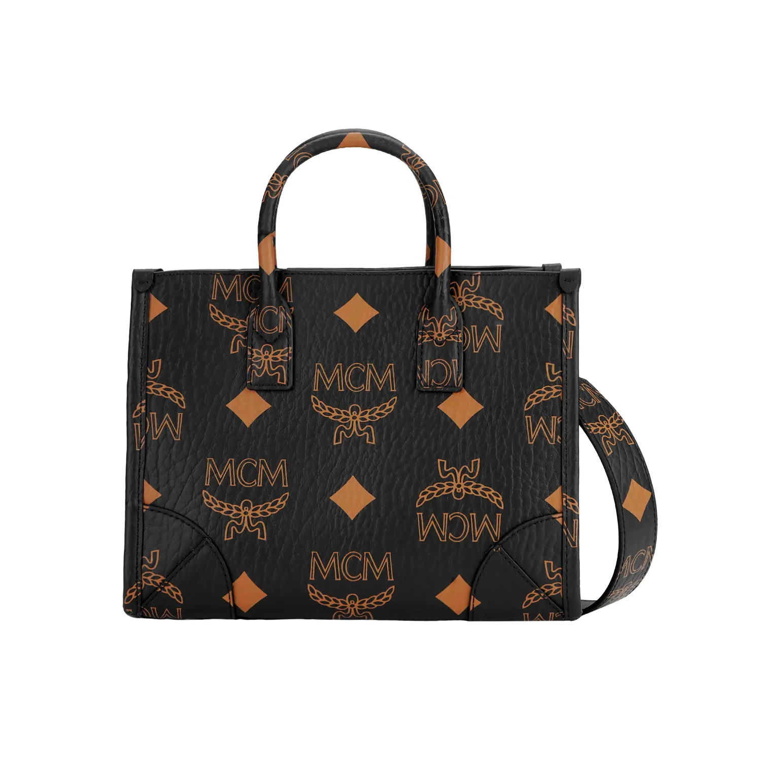 

MCM Сумка тоут из прорезиненной ткани VisetosMünchen с кожаной отделкой