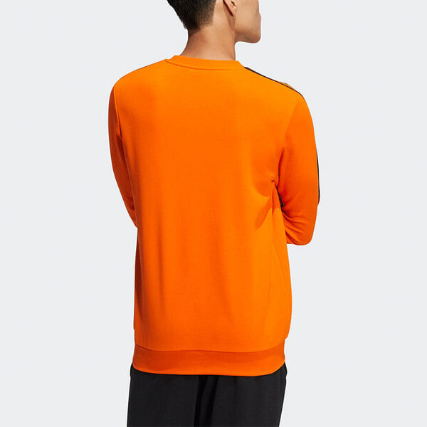 Толстовка Men's adidas neo Ce 3s Swt Casual Sports Round Neck Pullover Orange, мультиколор — фото 2