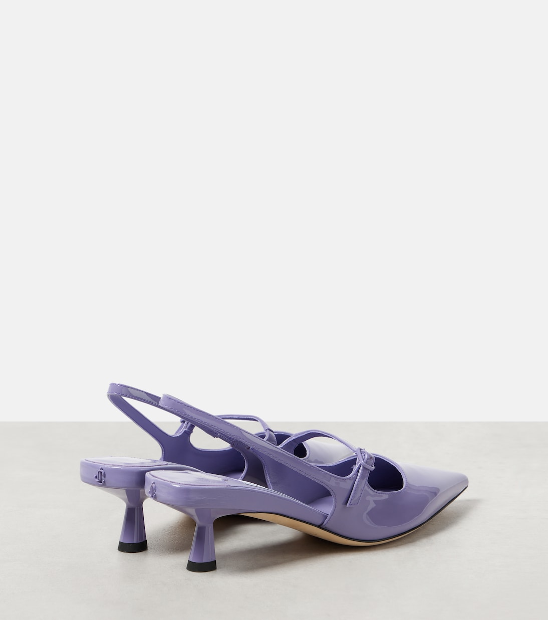 Туфли-лодочки Didi 45 из лакированной кожи с открытой пяткой Jimmy Choo, Tanzanite — фото 3