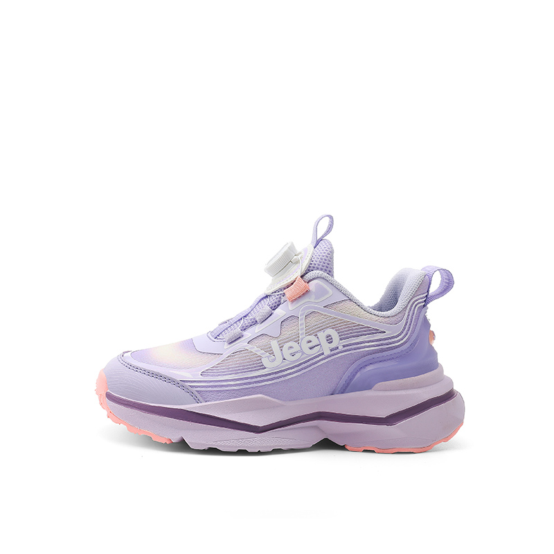 

Кроссовки для бега с низким верхом, устойчивые к истиранию и скольжению, для детей Jeep, фиолетовый