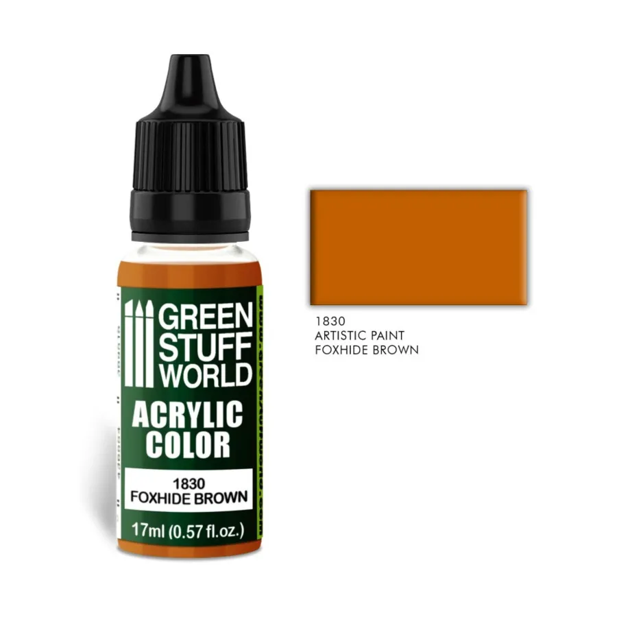 

Лисий коричневый, Paint - Acrylic Color Paint - 17ml (Green Stuff World)