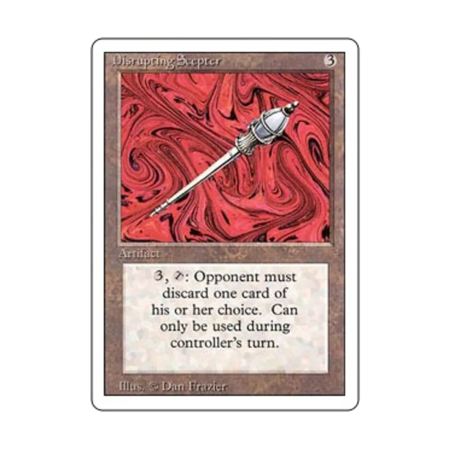 

CCG Разрушающий скипетр (клавиша R), MTG - 3rd Edition (Revised)