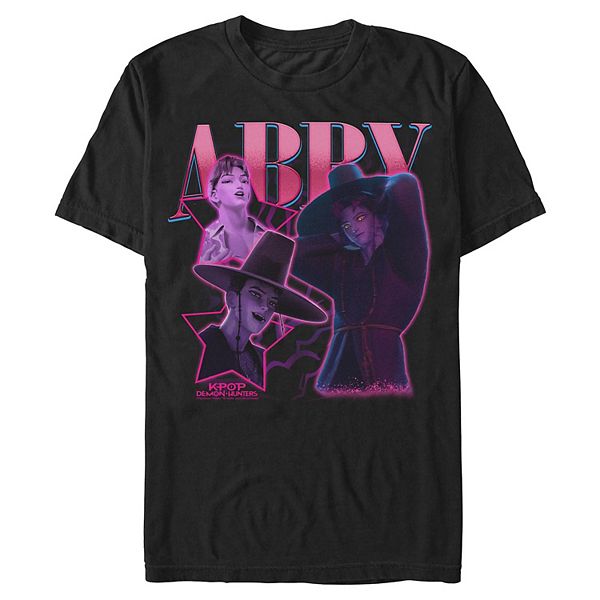 

Футболка с принтом Men's kpop demon hunters abby Licensed Character