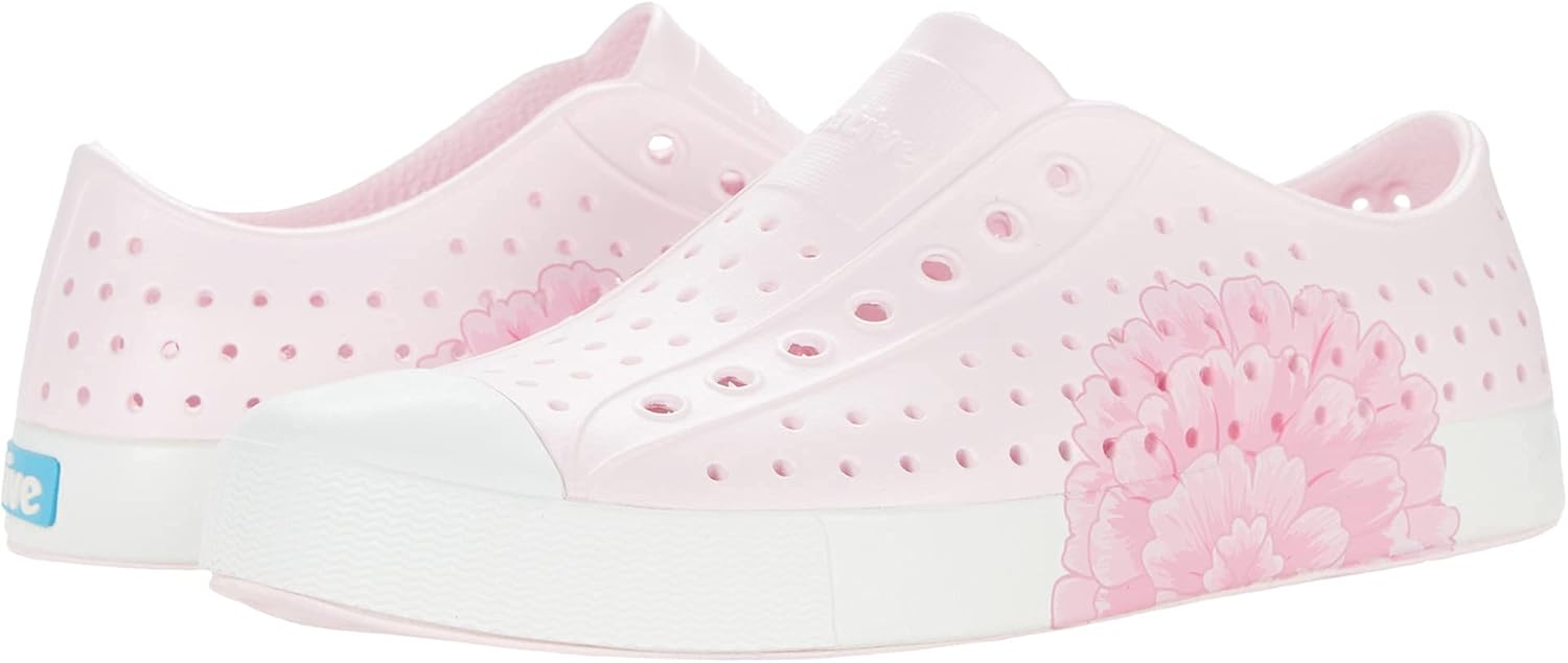 

Унисекс-кроссовки Native Shoes Jefferson с принтом Sugarlite, белый/розовый