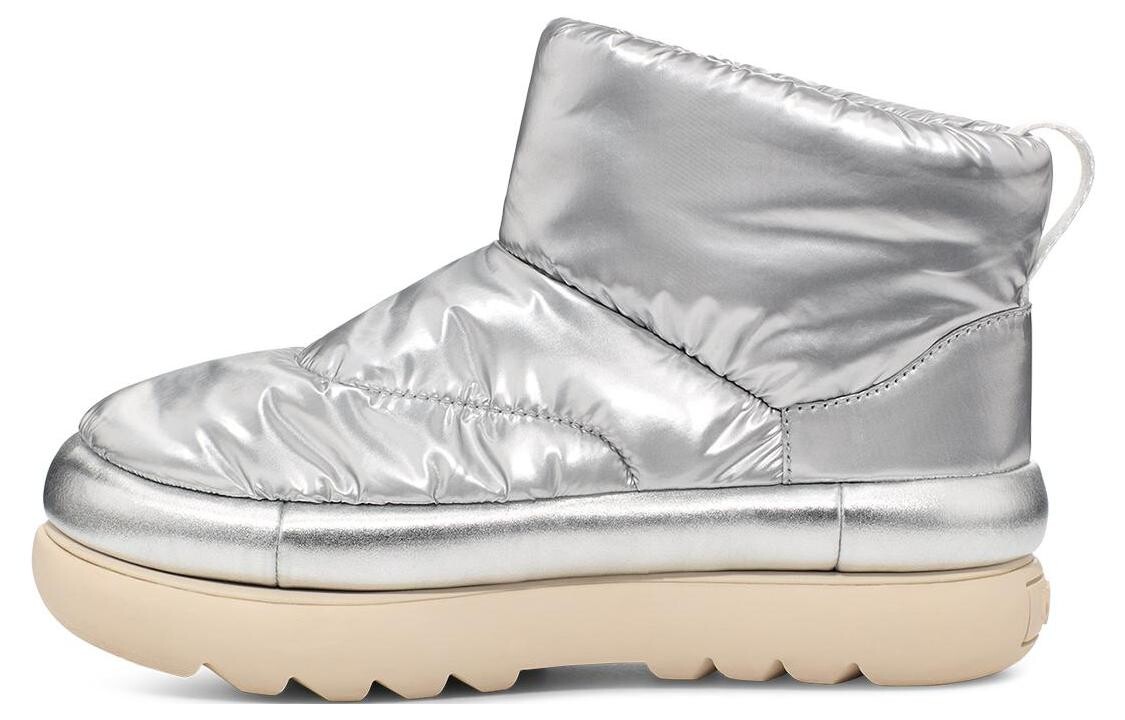 Классические макси мини-сапоги цвета металлик и серебра женские Ugg