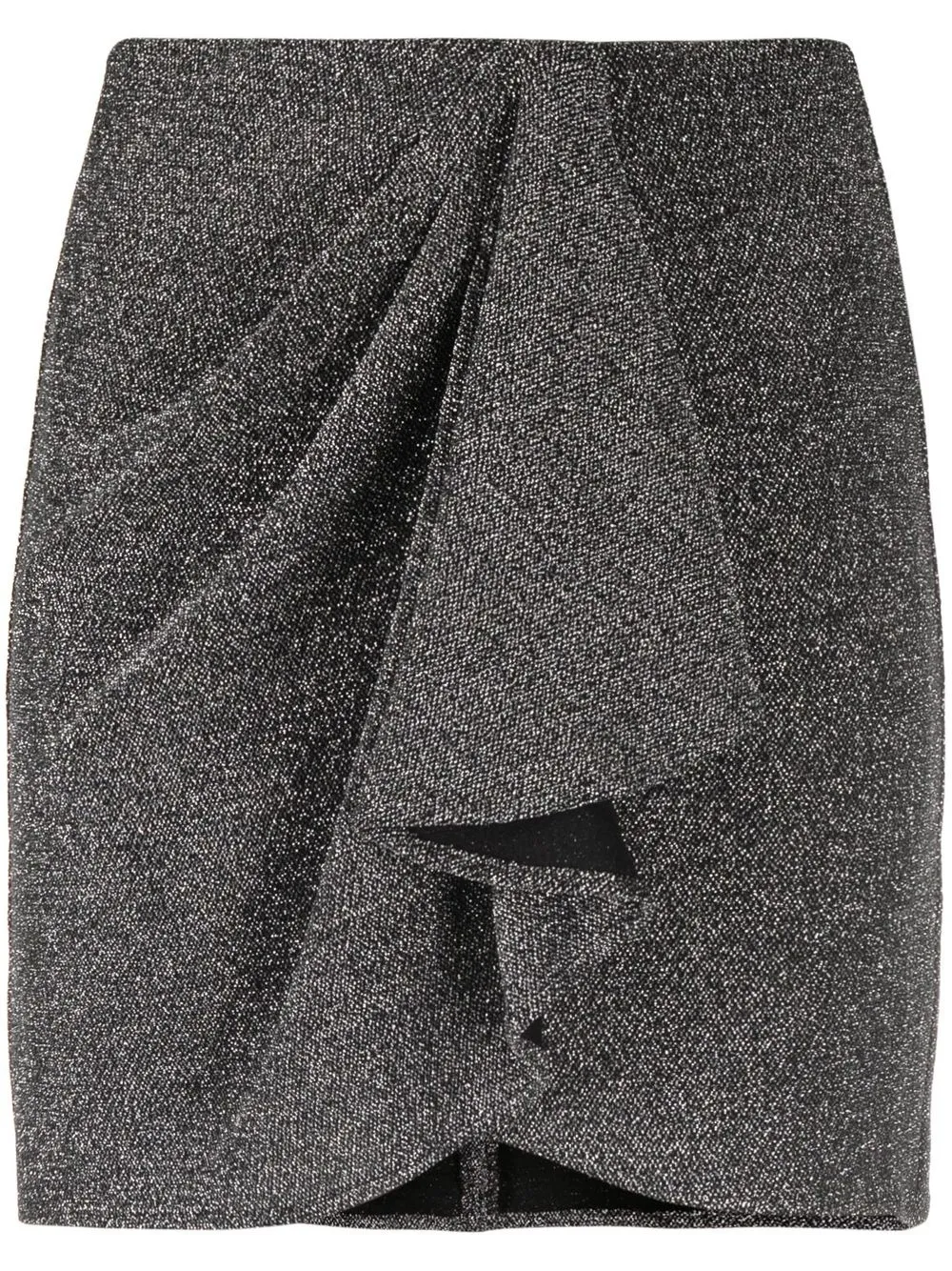 

Драпированная юбка мини Bergen MARANT ÉTOILE, серебяный