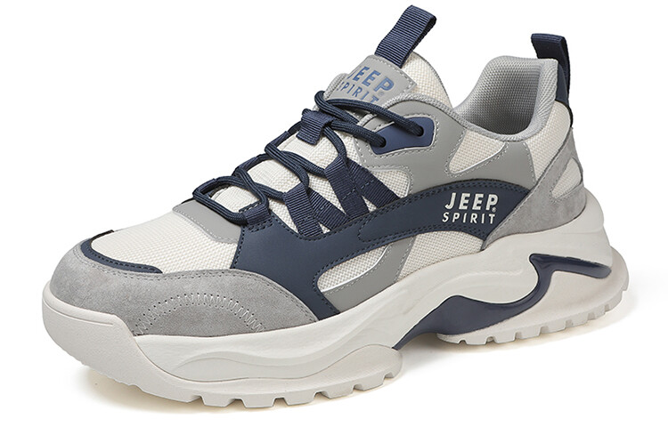 Кроссовки JEEP SPIRIT Lifestyle Shoes Men Low-top Blue, синий — фото 3