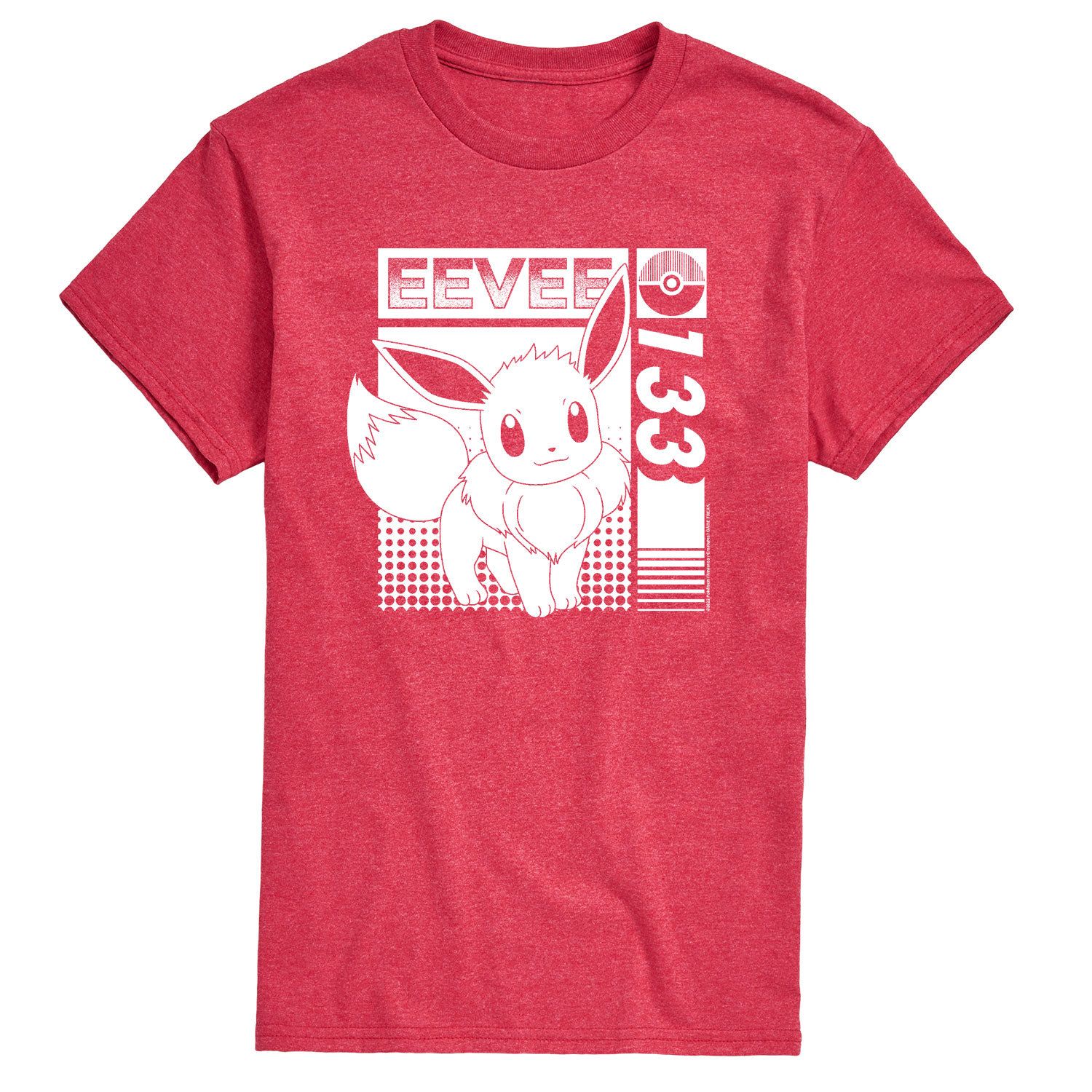 

Мужская футболка Pokemon Eevee 133 Licensed Character