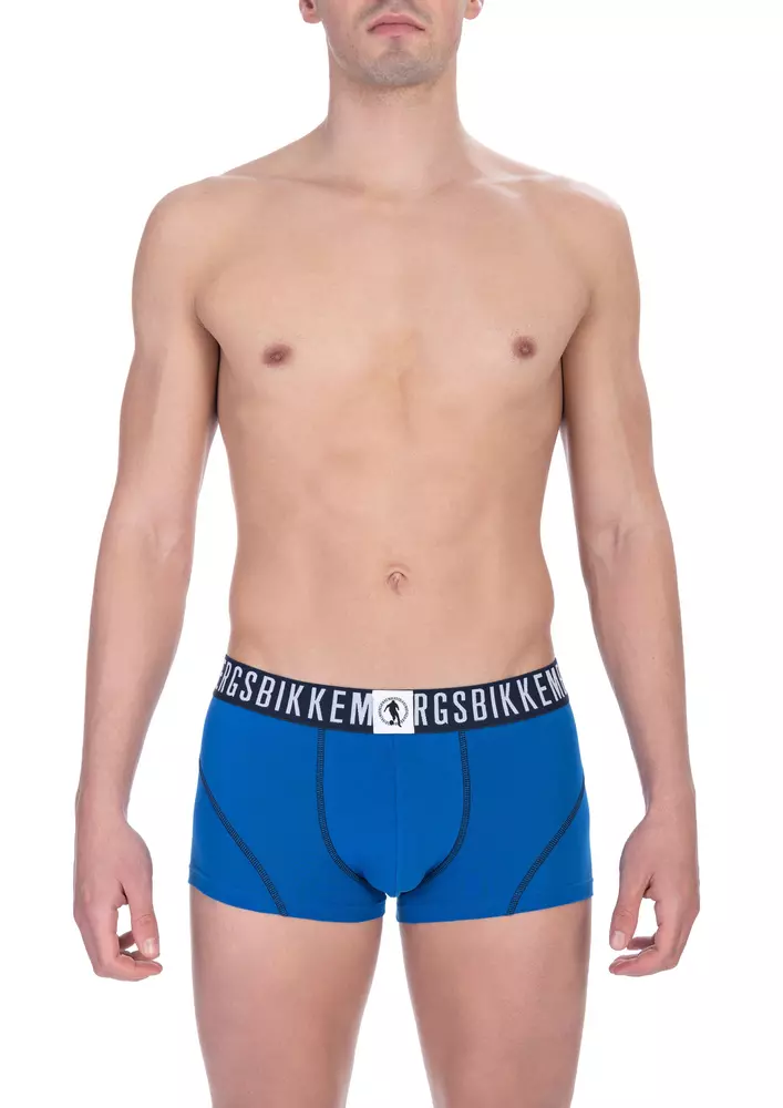 

Синий хлопок Мужское нижнее белье Транкинг Bikkembergs