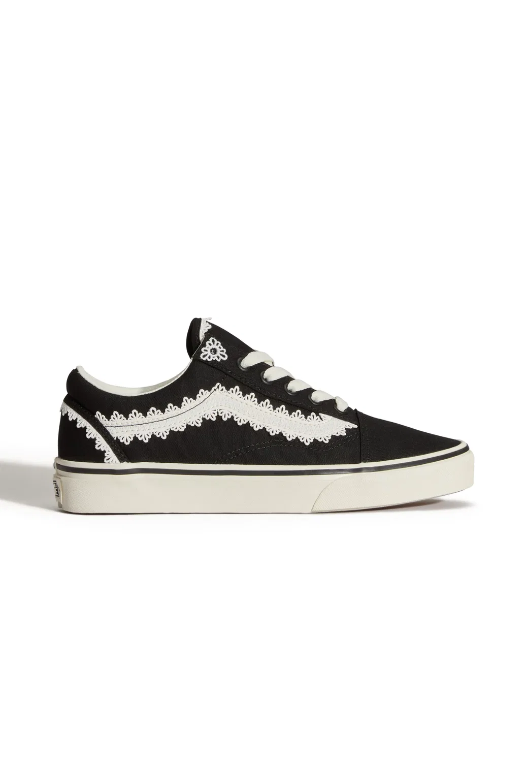 Туфли на шнуровке в стиле 'олдскул' Vans, Black — фото 2