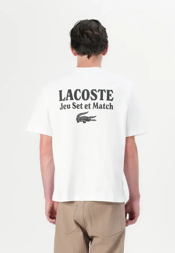 Футболка принтованная Lacoste, белый