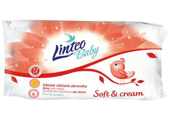 Салфетки влажные 72 шт Linteo.., Lineto