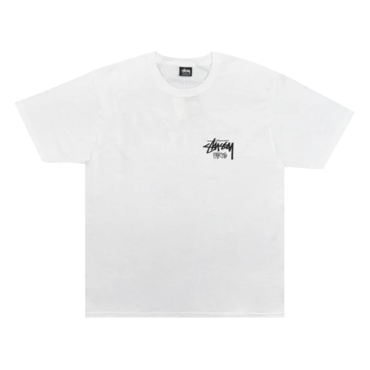 

Футболка Stussy Stock Paris Tee 'White', белый