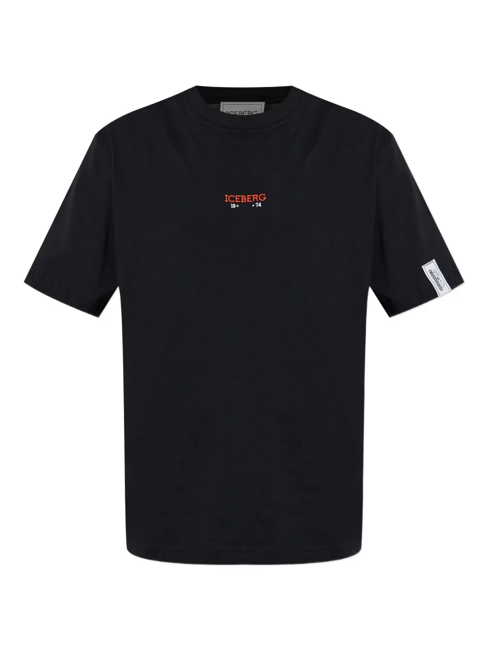 

Футболка с вышитым логотипом Iceberg, черный