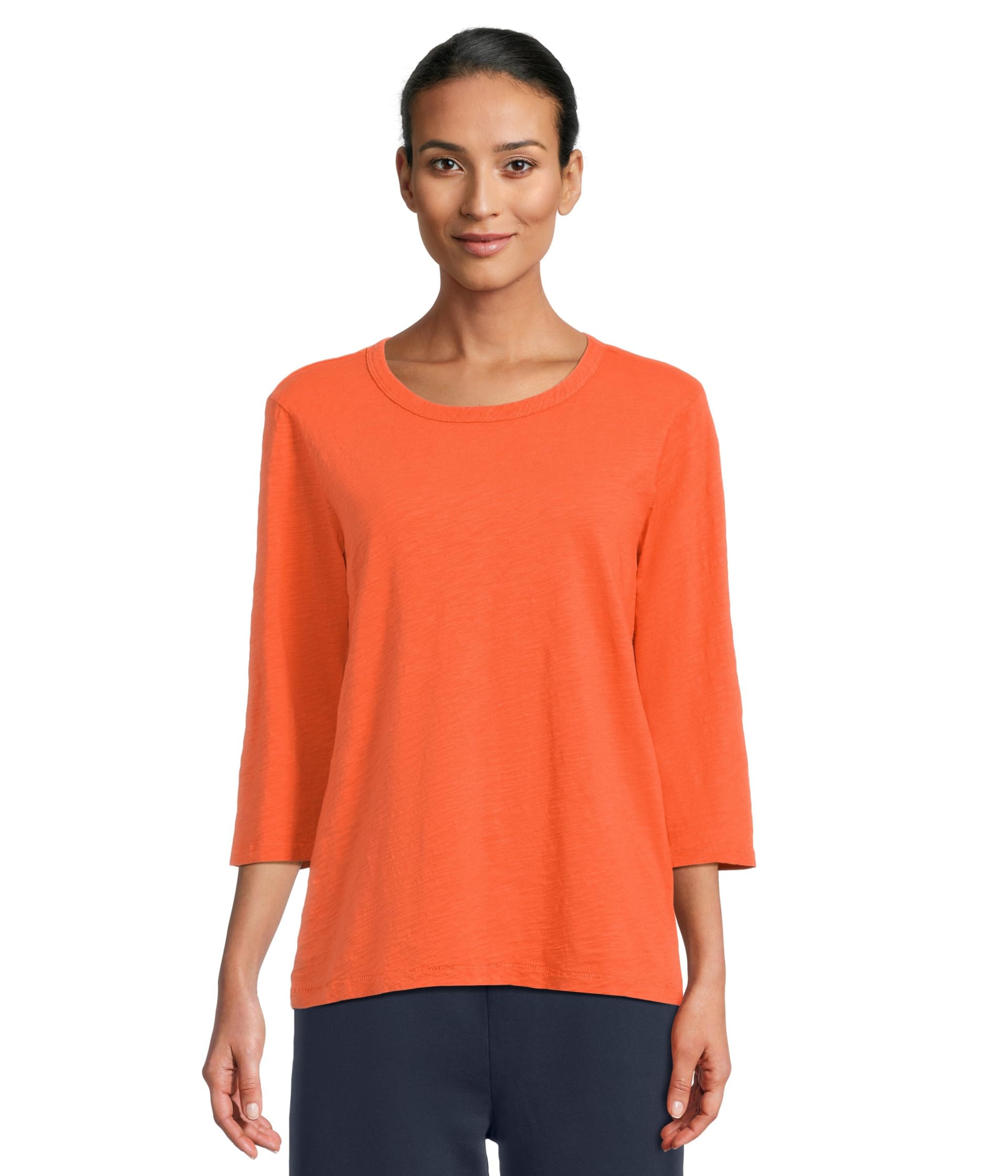

Футболка Mod-o-doc 3/4 Sleeve Crew Neck Favorite Tee, Orange Clay