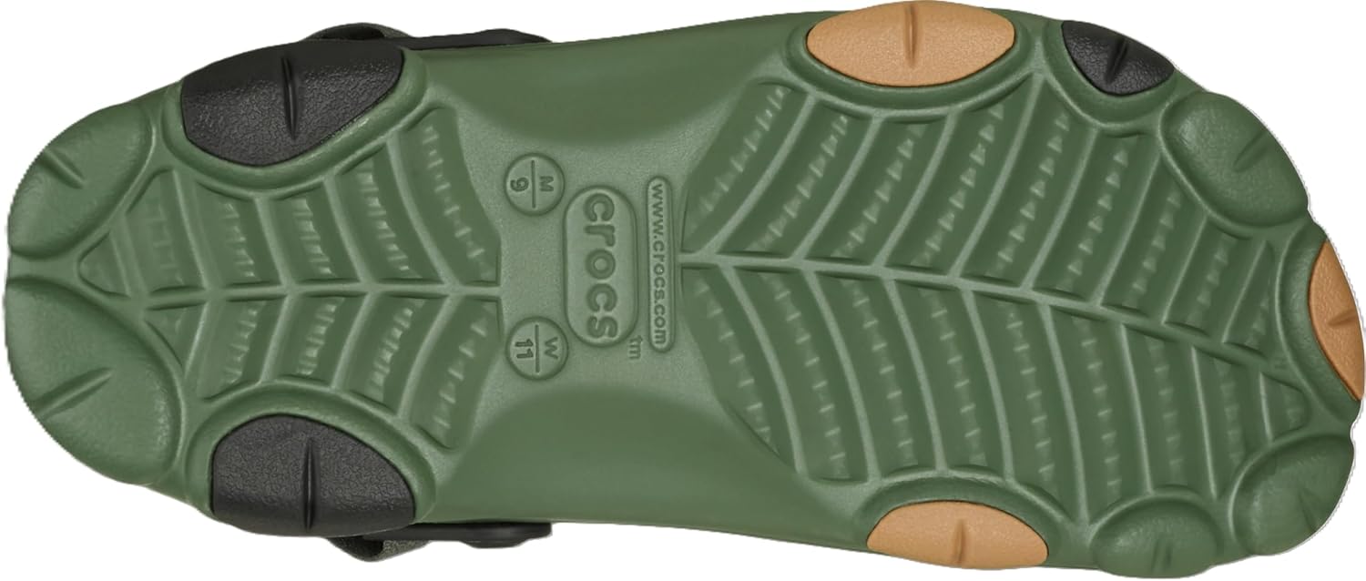 Классические универсальные сабо для взрослых и унисекс Crocs, зеленый — фото 2