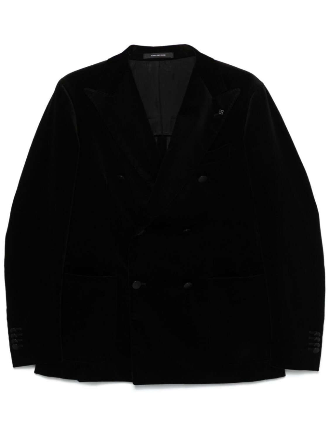 

Tagliatore бархатный блейзер, черный
