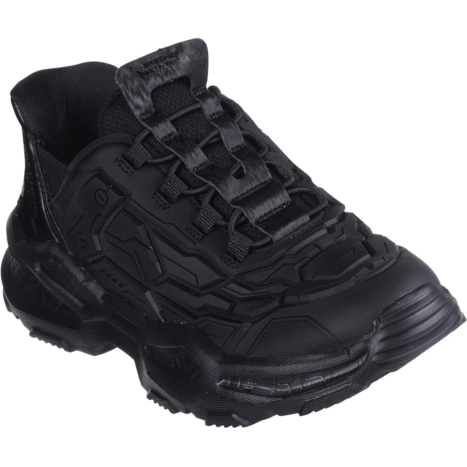 Детские повседневные кроссовки BOYS Slip Resistant Abrasion Resistant Low top Skechers Kids, Black — фото 4