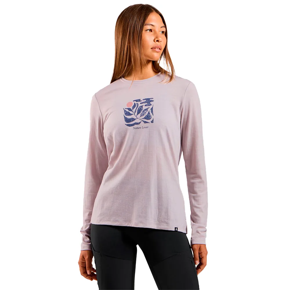 

Базовый слой Odlo Merino 200 Nature long sleeve, серый