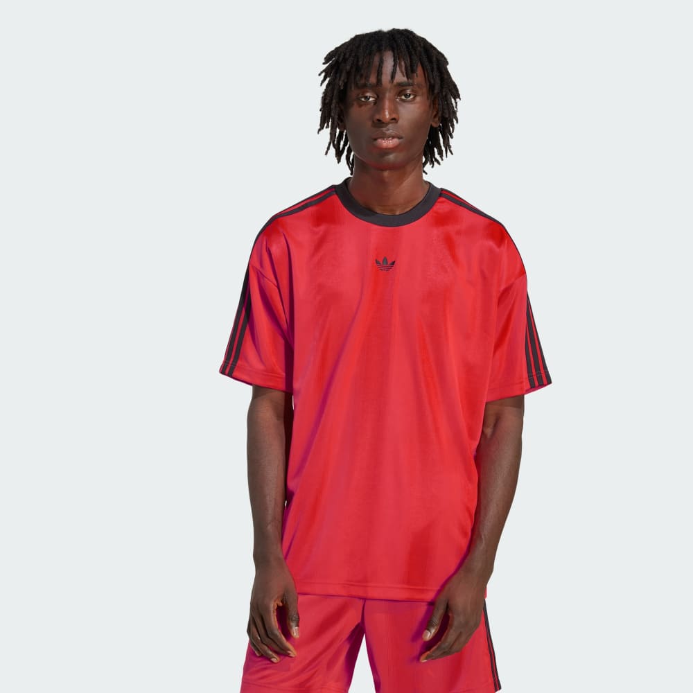 

Футболка Adidas Adicolor Jacquard Jersey, цвет Lucid Red/Black
