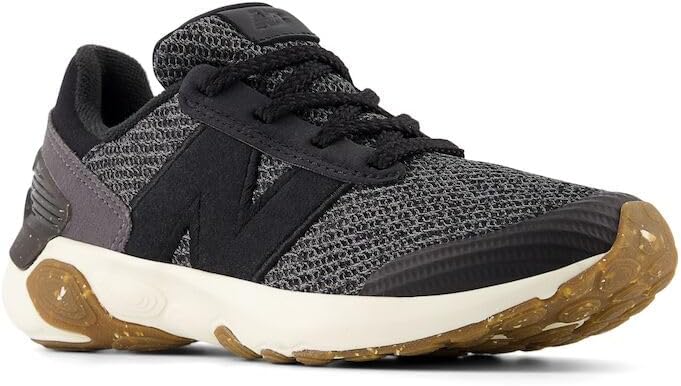 Кроссовки для бега New Balance Kids' 1440 V1 на шнуровке, черный — фото 4