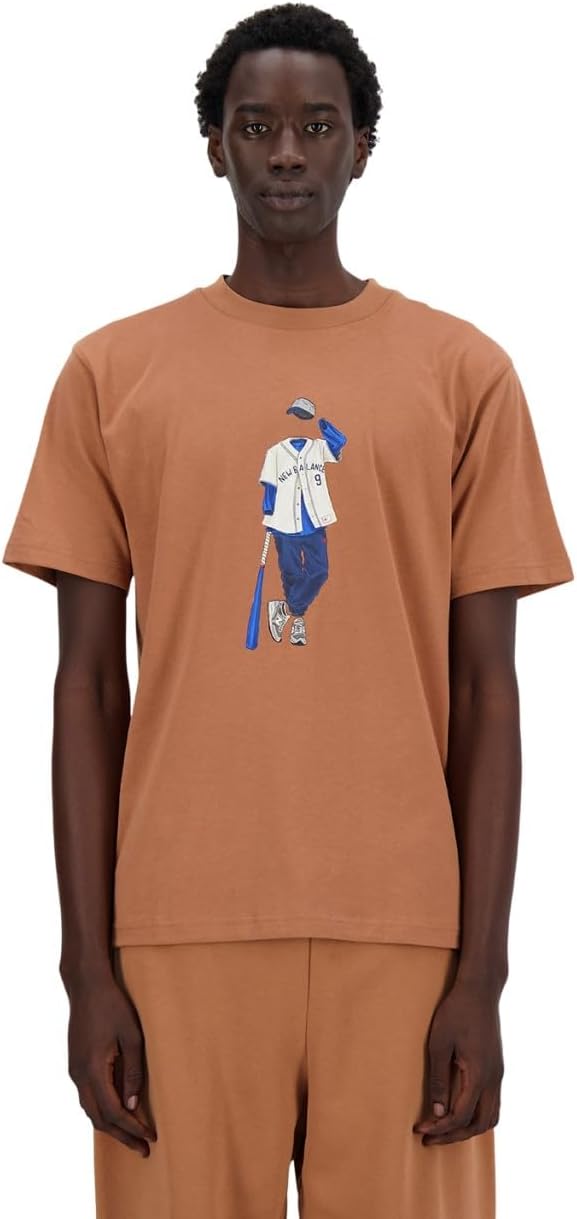 

Мужская футболка с коротким рукавом свободного кроя New Balance