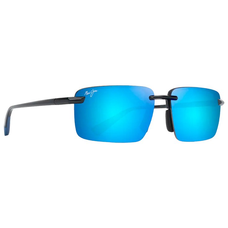 

Солнцезащитные очки laulima asian fit noir, блестящие синие, гавайи, моипюр Maui Jim