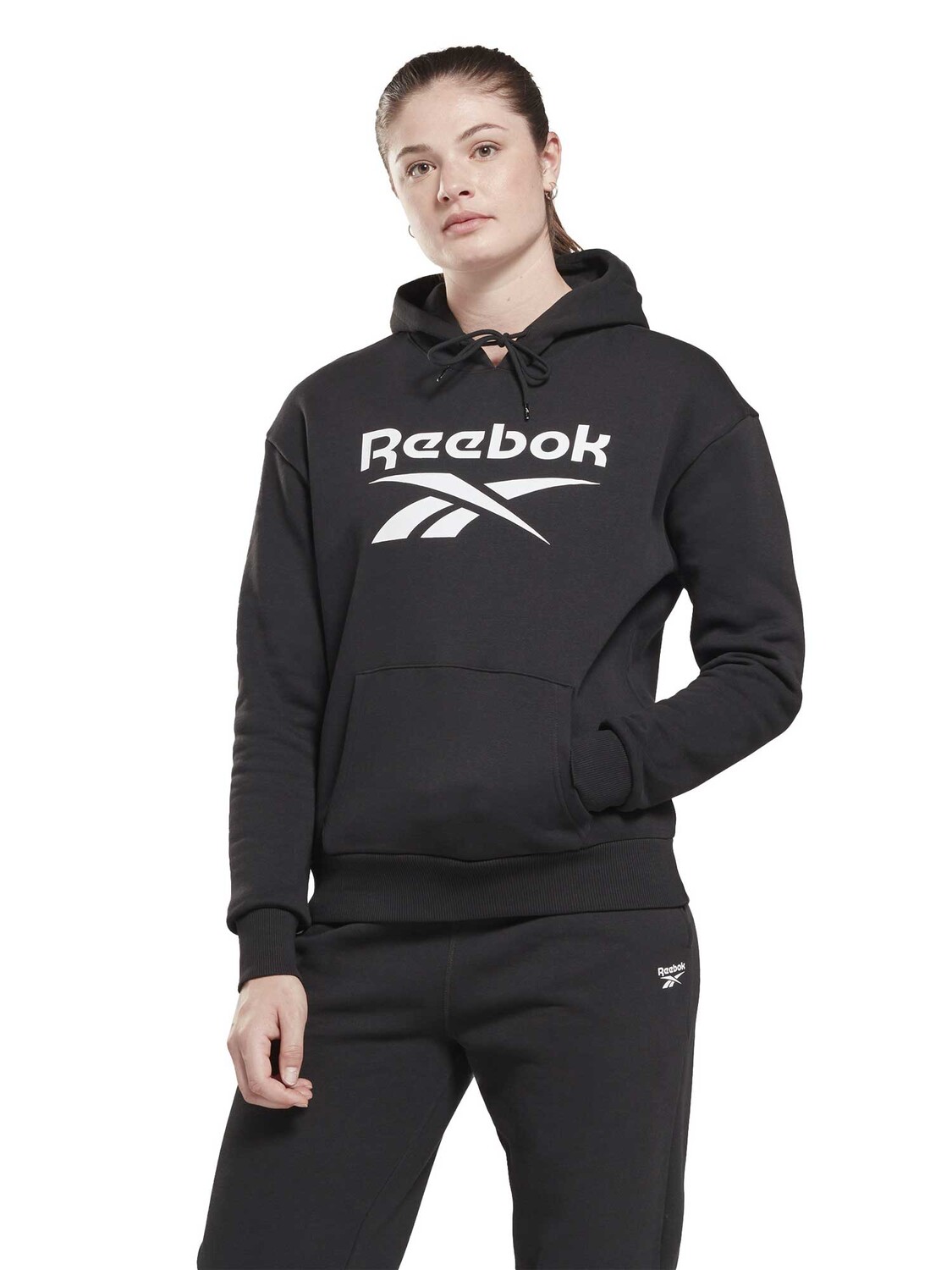 

Толстовка Reebok Identity Big Logo Fleece, черный