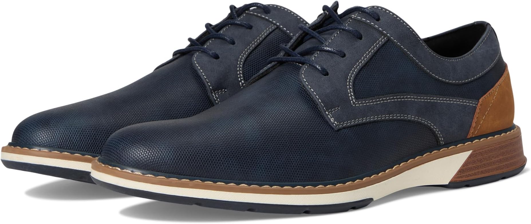 

Оксфорды Stacy Adams Men's Phineas Plain Toe Lace-Up, Navy