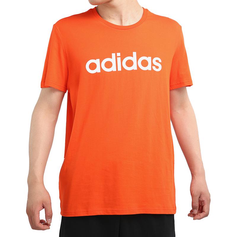 Футболка M CE Мужская Оранжево-красная Adidas — фото 2
