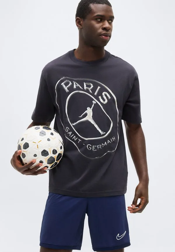 Тренировочная футболка, клубная форма psg Nike Performance, Oil Grey/White — фото 4