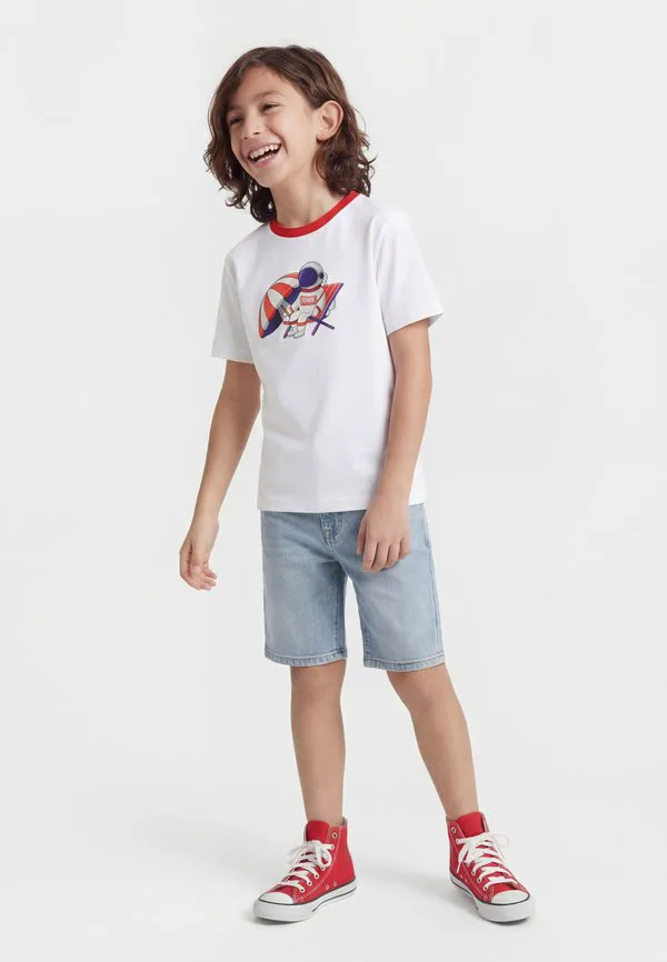 Футболка с космическим принтом Diesel, White