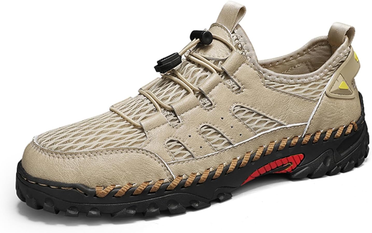 

Мужские дышащие сетчатые кроссовки для прогулок и походов, легкие и удобные повседневные обувь, модные кроссовки для мужчин Abborora, Sand