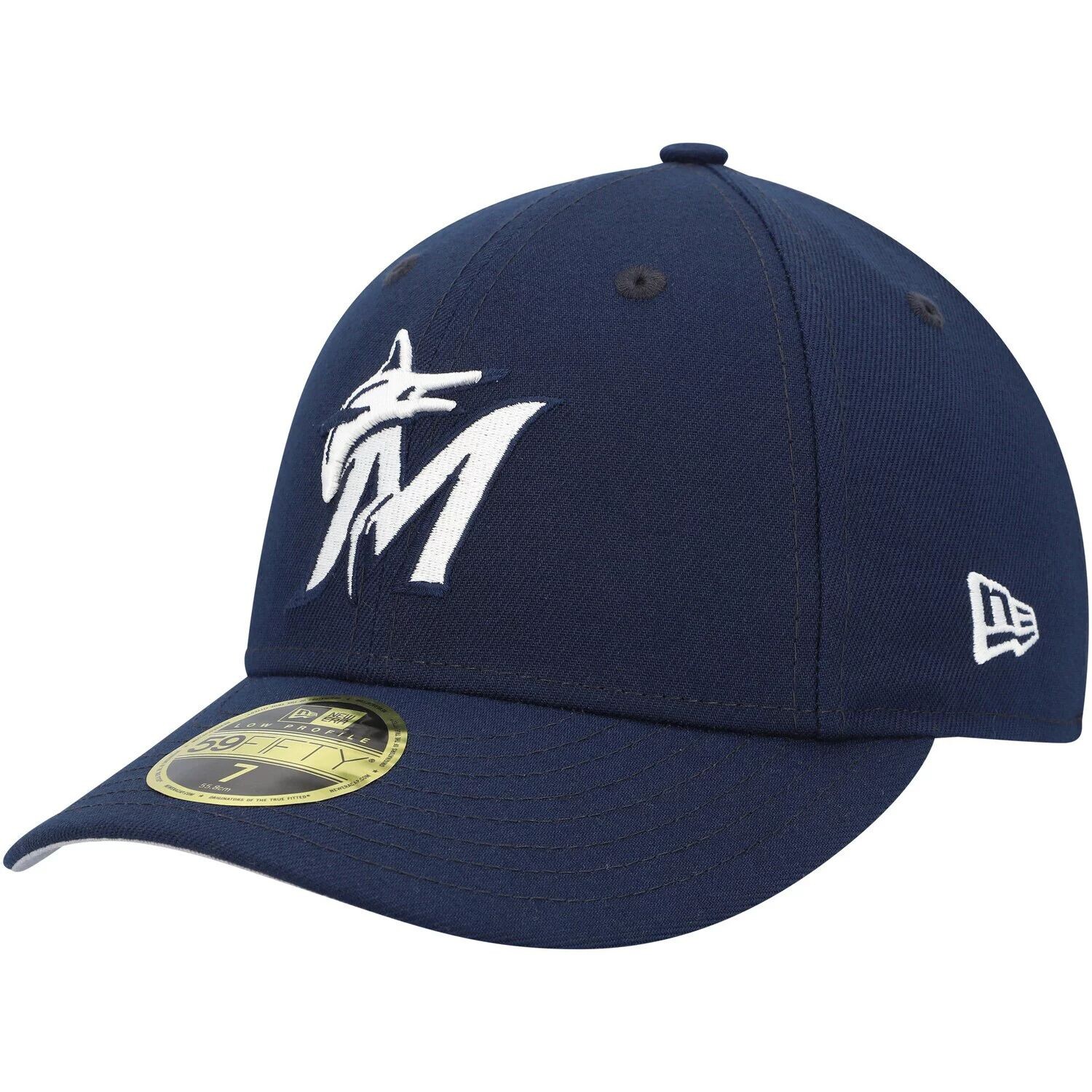 

Мужская шляпа New Era Navy Miami Marlins Oceanside Low Profile 59FIFTY