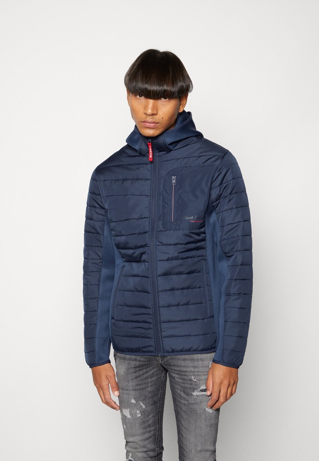 

Межсезонная куртка JCOBERG HYBRID JACKET Jack & Jones, темно-синий пиджак