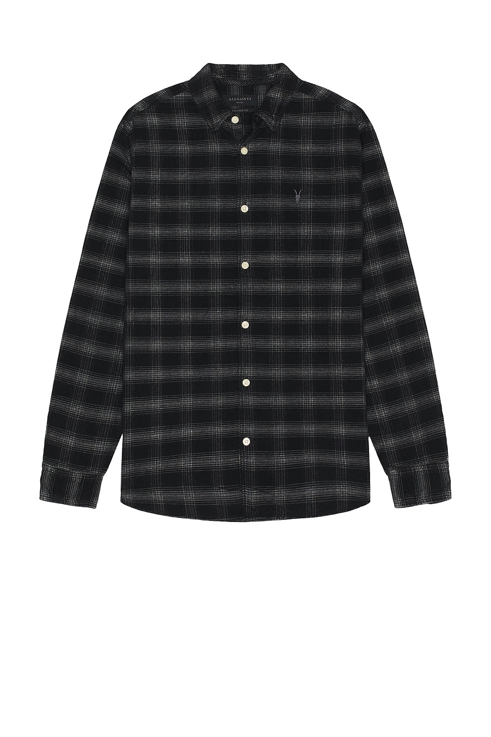 

Рубашка kink с длинным рукавом Allsaints, синий