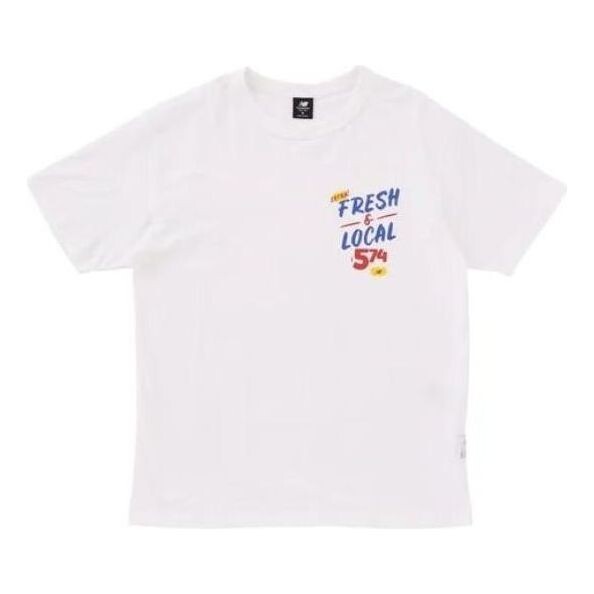 

Футболка Essentials переосмысленная графическая футболка New Balance, белый