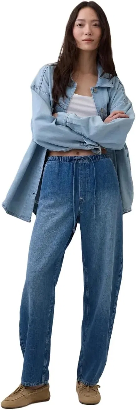 Джинсы бочонок GAP, Medium Indigo 15