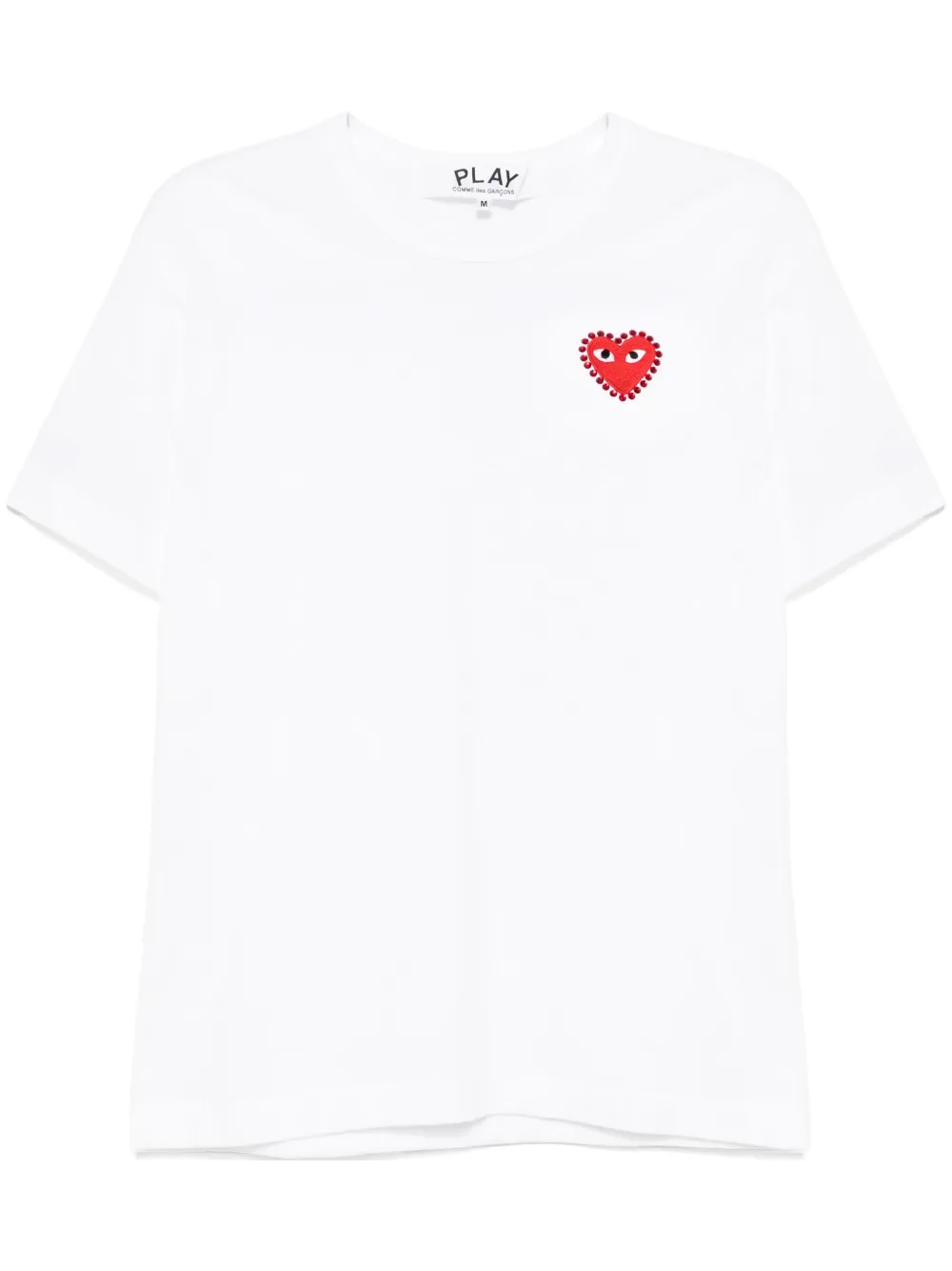 

Футболка с нашивкой-логотипом Comme Des Garçons Play, белый