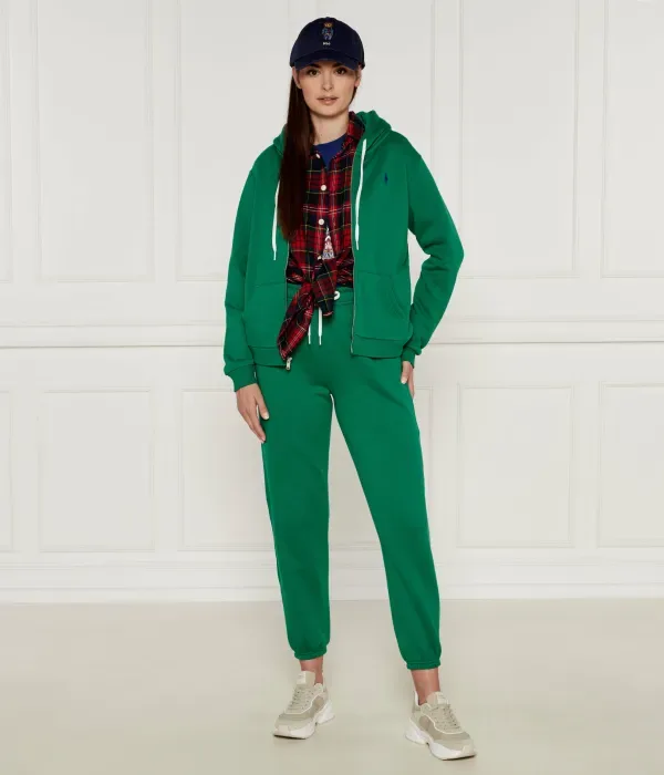 Спортивные штаны loose fit Polo Ralph Lauren, зеленый — фото 2