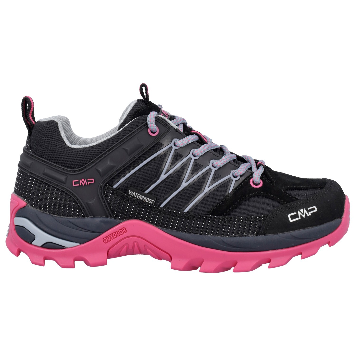 Мультиспортивная обувь Cmp Women's Rigel Low WP, цвет Antracite/Fuxia