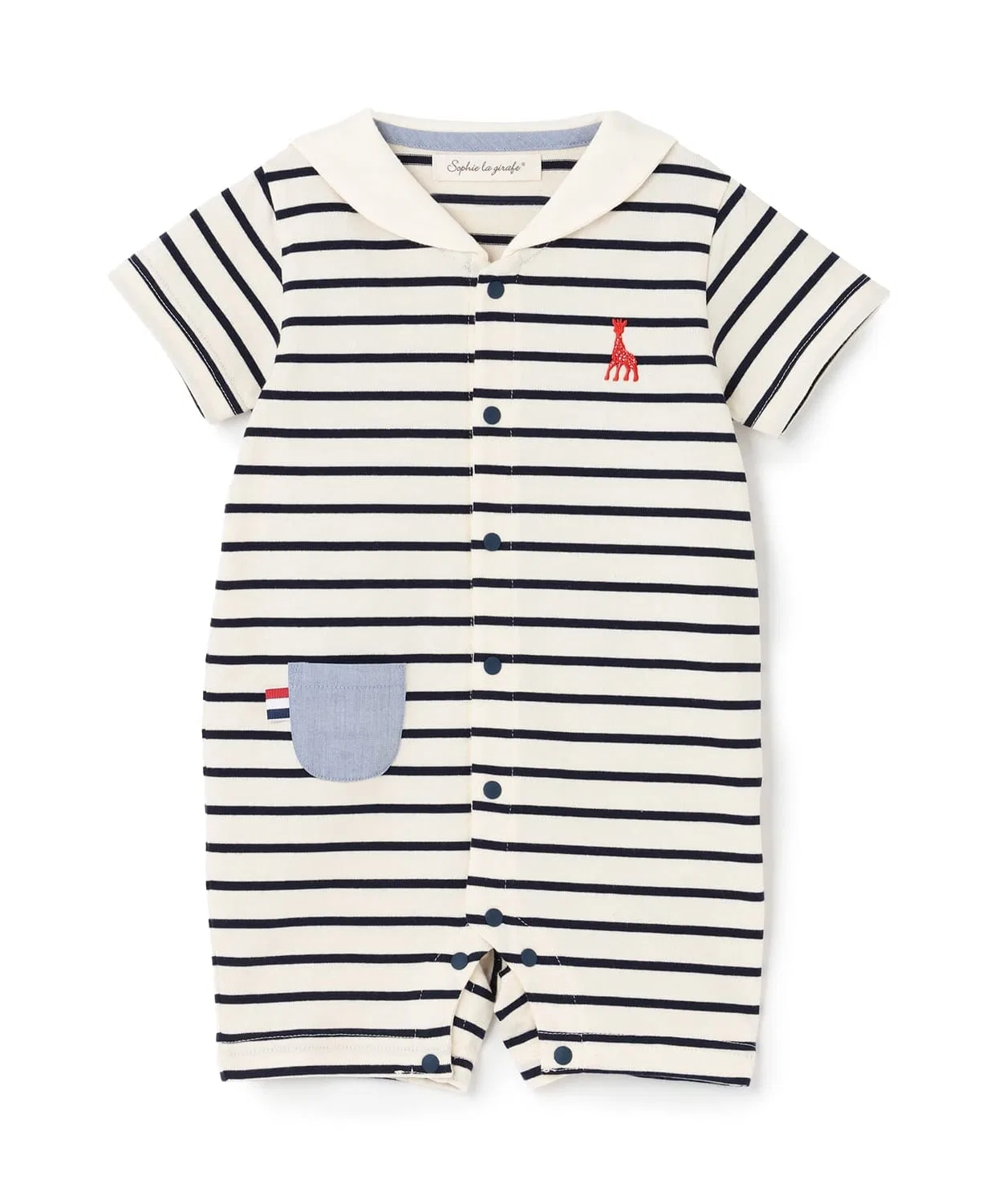Комбинезон Sailor Border Shortalls [Сделано в Японии]