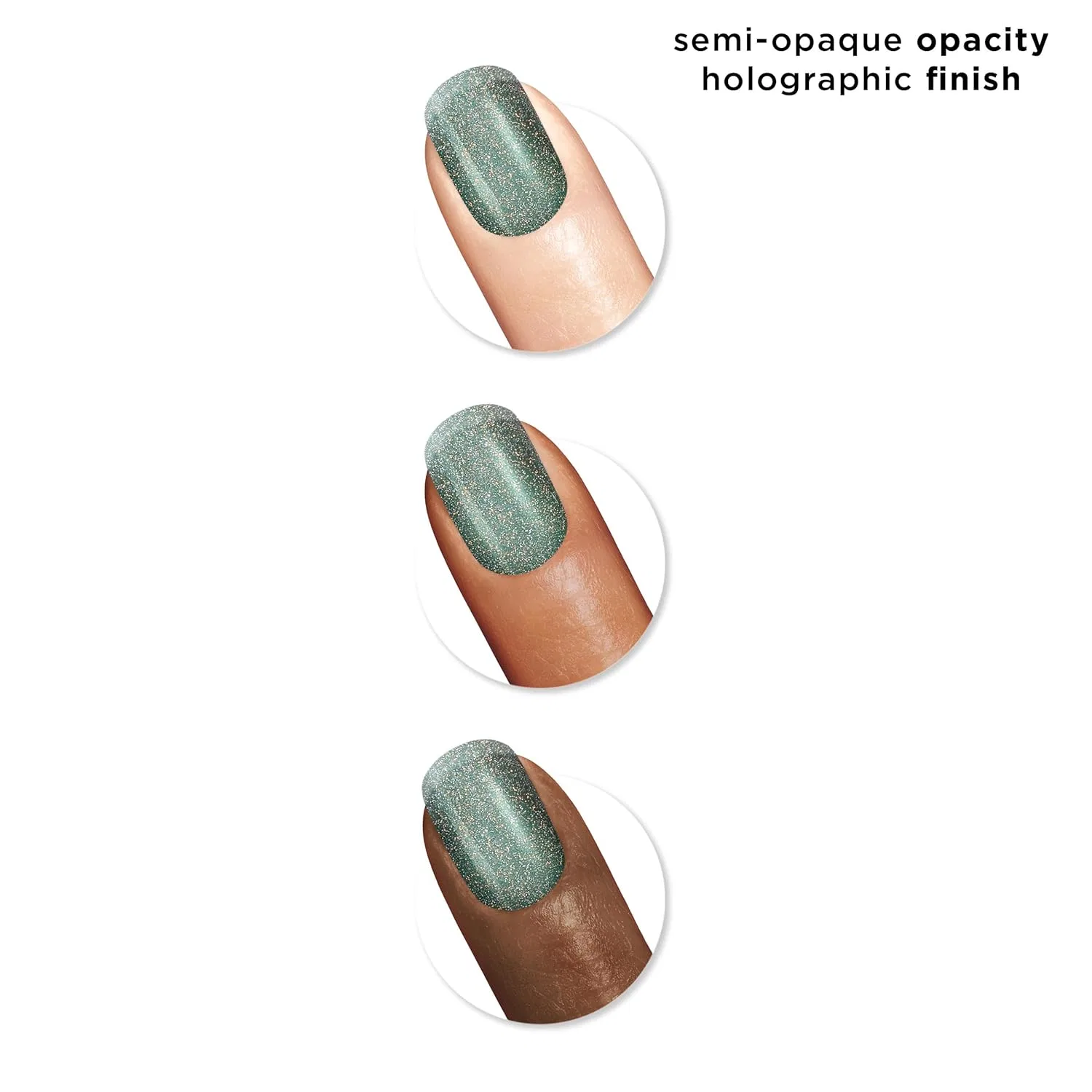 Быстросохнущий голографический лак для ногтей Sally Hansen Insta-Dri Holo-Glow, 0.3 унции Sally Hansen — фото 3
