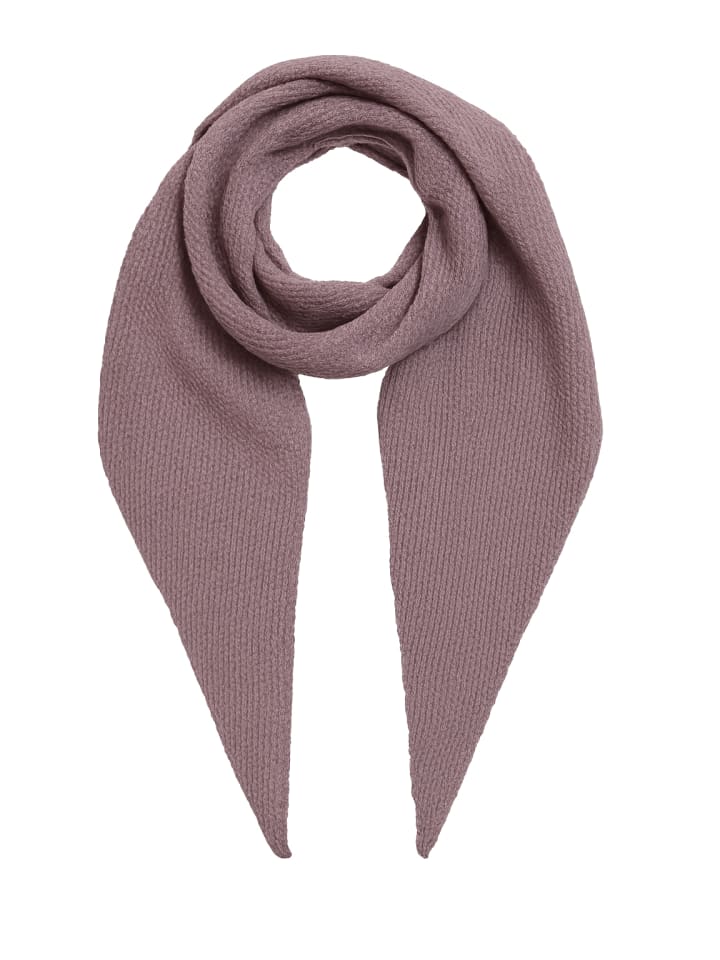 

Мягкий вязаный шарф с тонкой текстурой фиолетового цвета. Faera