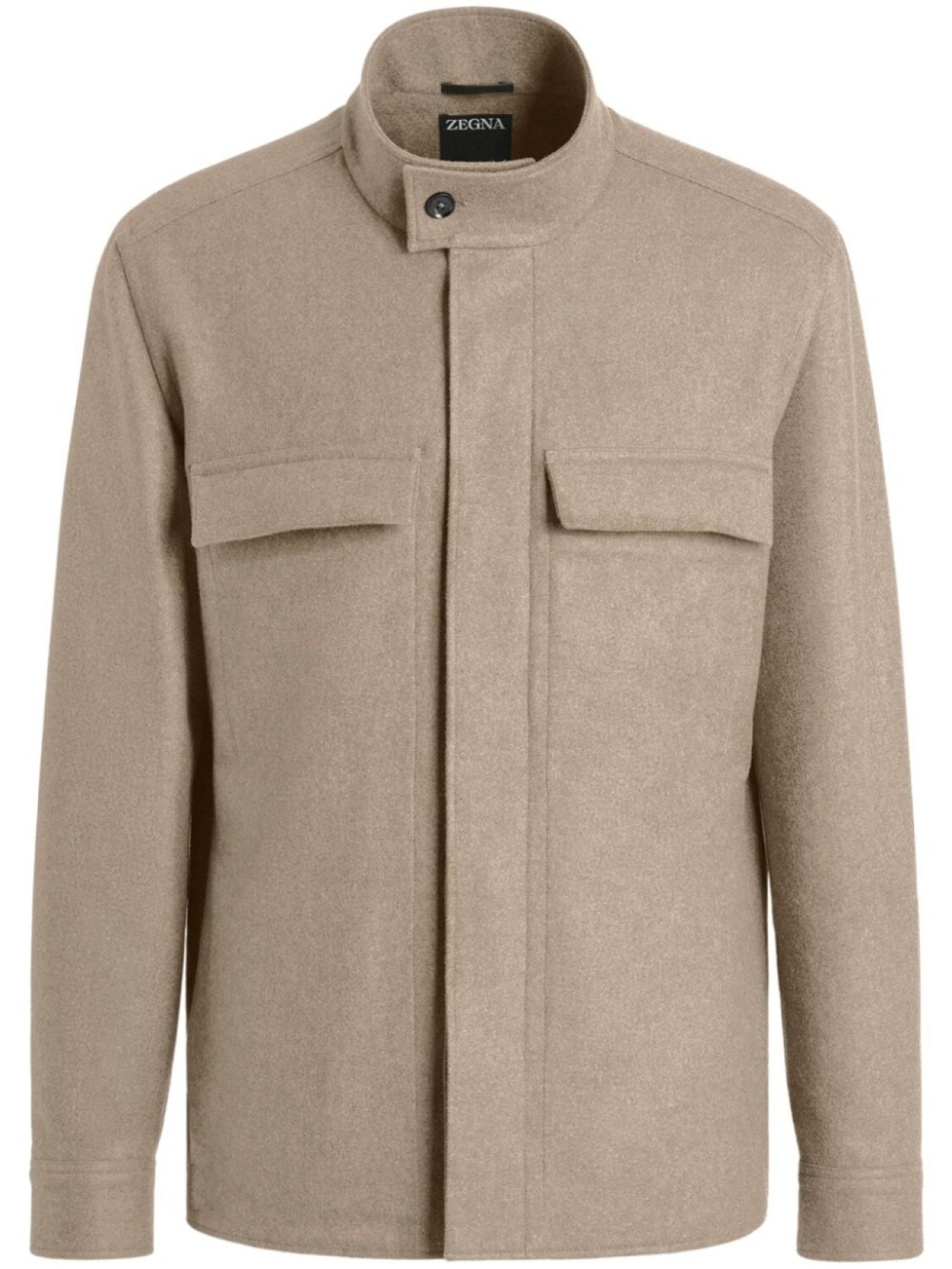 

Zegna рубашка Oasi, нейтральный цвет