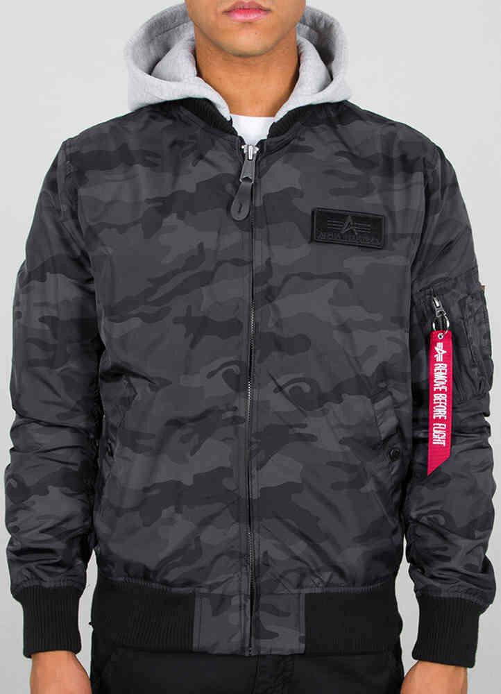 

MA-1 TT Куртка с капюшоном Alpha Industries, дарккамо
